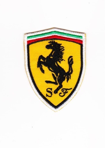 Нашивка VAR FERRARI 7,6 х 6,5 см