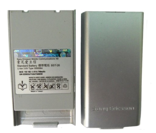 ОРИГИНАЛЬНЫЙ АККУМУЛЯТОР SONY ERICSSON SE BST-26*T100 T102 T105 T106