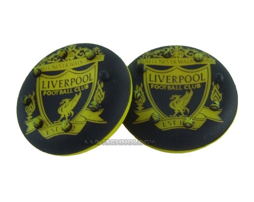 2x NAKŁADKI GUMKI FIFA PIŁKA NOŻNA LIVERPOOL Żółte