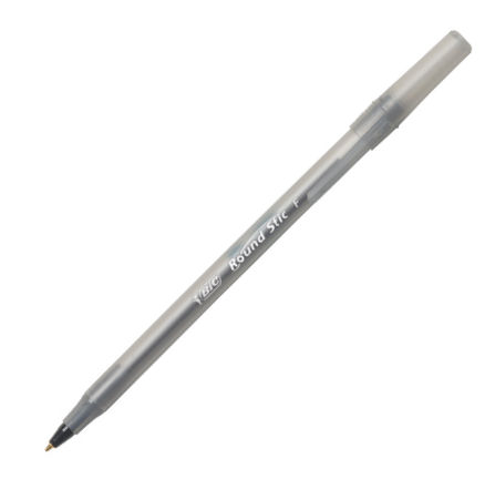 Шариковая ручка BIC Round Stic, черная, 60 шт. 17666