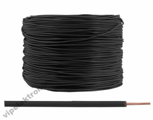 АВТОМОБИЛЬНЫЙ КАБЕЛЬ LGY CABLE 1x1мм ЧЕРНЫЙ 750В