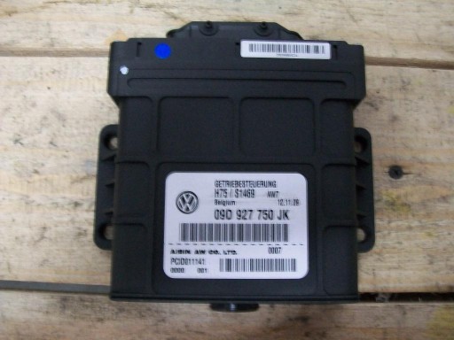 VW TOUAREG КОНТРОЛЛЕР КОРОБКИ ПЕРЕДАЧ 09D927750JK