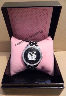 HELLO KITTY WATCH London Черные часы ИТАЛИЯ