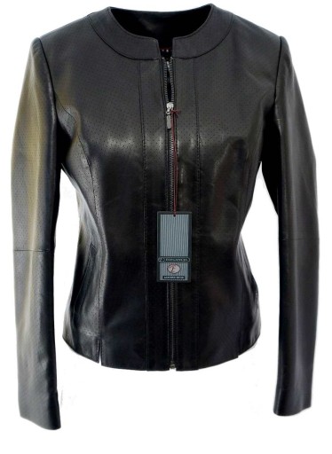КОЖАНАЯ КУРТКА CHANEL ЖЕНСКАЯ, ЧЕРНАЯ, ДЕЛИКАТНАЯ M
