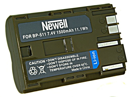 АККУМУЛЯТОР NEWELL BATTERY для CANON BP-511 BP-511A