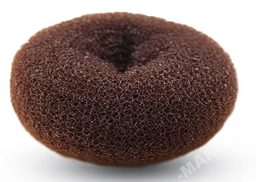 -MARGUT- Wypełniacz donut do koka BRĄZ pełny 8 cm