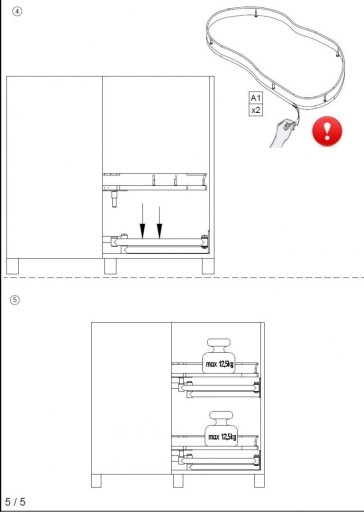 REJS magic corner OPTIMA 900 / 500 LEWY