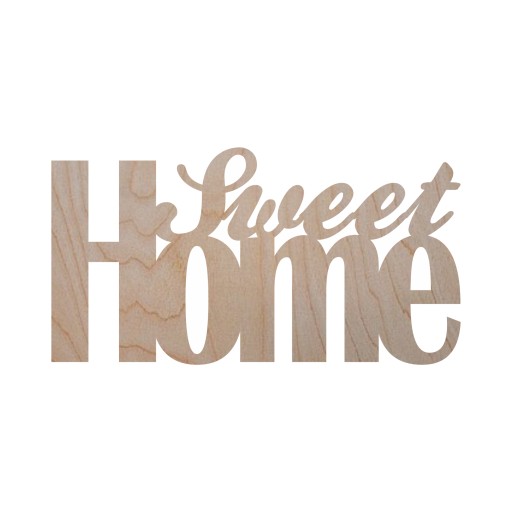 SWEET HOME Надпись 25х15 см ЧИСТИЛО САМОЕ ДЕШЕВОЕ