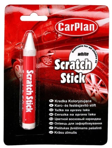 CarPlan Цветной карандаш для краски, царапин, белый