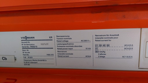 Контроллер газового котла Viessmann Vertomat KR 902