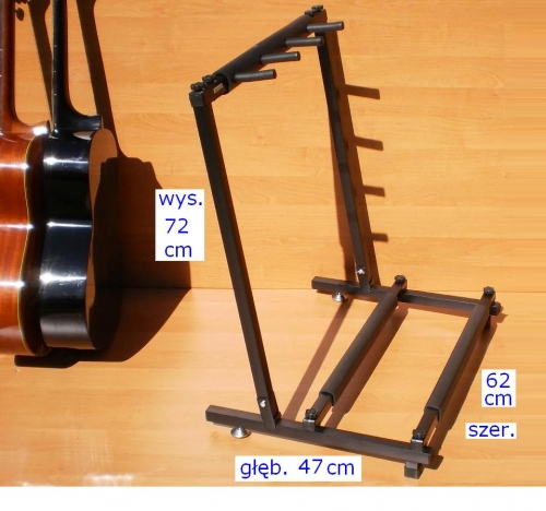 STATYW 3 GITARY STOJAK GITAROWY SKLADANY + GRATIS