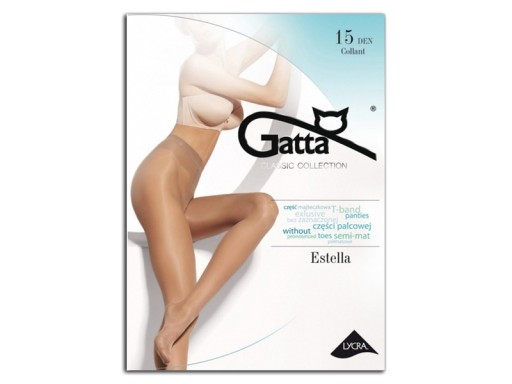 GATTA ESTELLA Rajstopy wz.00/2-S/Beige