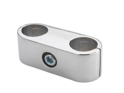 ZŁĄCZE RÓWNOLEGŁE RURA RURY FI 25MM CHROM
