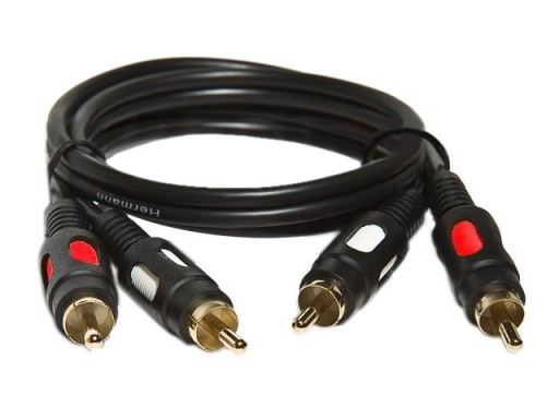 Кабель 2x RCA - 2xRCA ЧЕРНЫЙ - 3 м