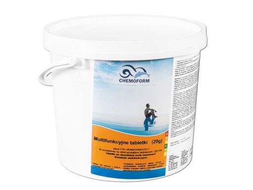 Aktywny tlen tabletki tlenowe do basenow 20g 1kg