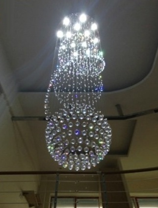 777 NOWOCZESNY ŻYRANDOL LAMPA SUFITOWA PLAFON 2,2m