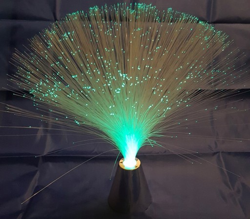 Lampka LED światłowodowa dekoracyjna 30 cm - zmienia kolory