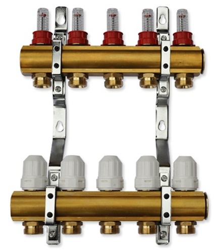 Коллектор напольного отопления 6 ДЛЯ ПОДПОЛА