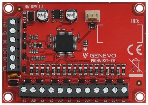 МОДУЛЬ РАСШИРЕНИЯ ВХОДОВ GENEVO PRiMA EXT-Z8