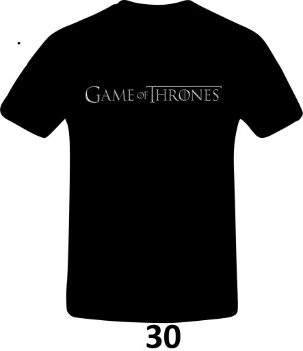 Футболка «Игра престолов» Game of Thrones 30 XXL DESIGNS