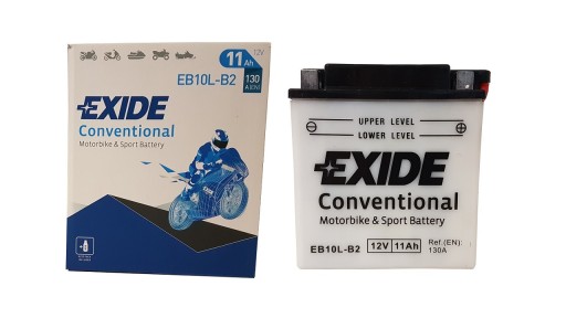 EXIDE МОТОЦИКЛОВЫЙ АККУМУЛЯТОР EB10L-B2/YB10L-B2 12В