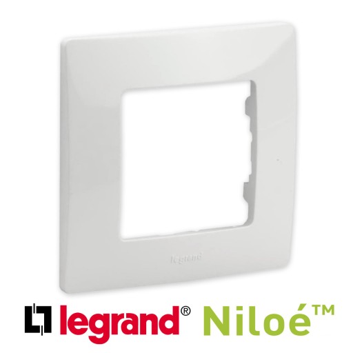 LEGRAND NILOE Одинарная белая рамка 665001