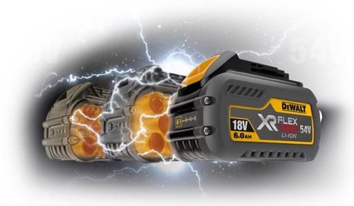 DeWalt DCH323T2 FlexVolt Аккумуляторы для ударной дрели 54 В SDS Battery Plus +