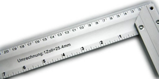 Kątownik stolarski aluminiowy 350x190mm HOGERT