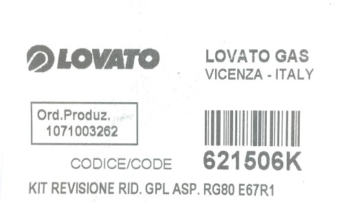 ОРИГИНАЛЬНЫЙ LOVATO REPAIR RGV 090 R80 ВАКУУМ