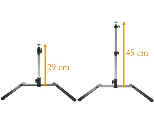 PRZENOŚNY ZESTAW BEZCIENIOWY NAMIOT 40cm LAMPY