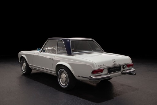 Задний бампер хром 3 детали Mercedes R107