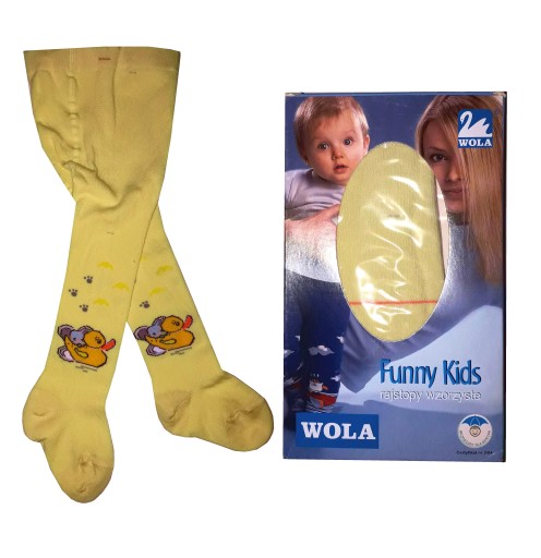 Колготки детские WOLA BABIES 5055 хлопок 62-74