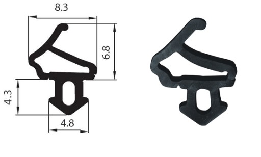 Уплотнители, уплотнитель для окон ПВХ, комплект ALUPLAST