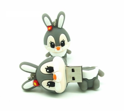 НАКОПИТЕЛЬ USB 128 ГБ GREY BUNNY RABBIT BUNNY