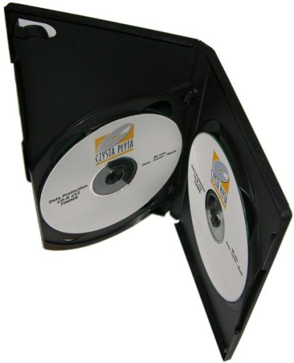 Коробки для 3 x DVD 14 мм 50 шт. Высокое качество Wwa