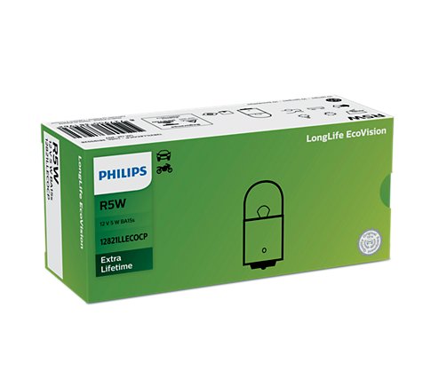 PHILIPS ZAROWKA R5W LONGLIFE ECOVISION