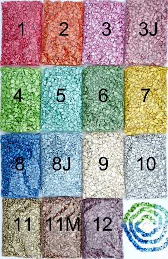 KAMIEŃ DEKORACYJNY BŁYSZCZĄCE KAMYCZKI PERŁOWE OZDOBNE FI.5-8 mm 0,5 KG