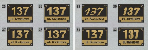 АДРЕСНАЯ ТАБЛИЧКА. Номер дома 30 х 21 см.