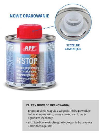 R-STOP RUST REMEDY STOP CORROSION 100 мл ПРИЛОЖЕНИЕ