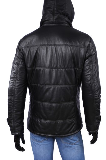 Мужская кожаная стеганая куртка DORJAN BRU450_2 XXL