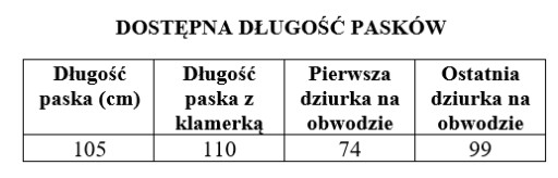 Damski pasek skórzany 2 cm - KLASYK - CZARNY PL