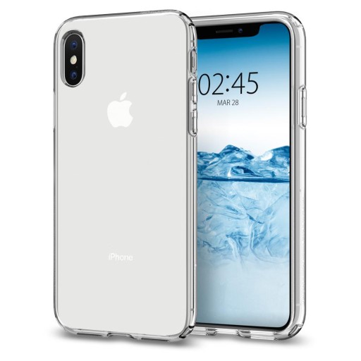 ЧЕХОЛ SPIGEN LIQUID CR ДЛЯ IPHONE X/XS + СТЕКЛО SGP