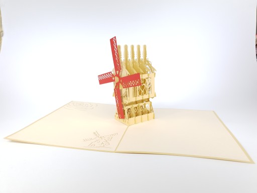 Сувенирное подарочное приглашение Great Mill 3D Card