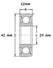 MR 148 ZZ CX BALL HARTING Обычные однократные шарики