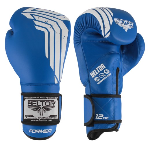 ПЕРЧАТКИ ДЛЯ БОКСЕРСКОГО СПАРИНГА BELTOR 16 OZ FORMER BLUE BOXING