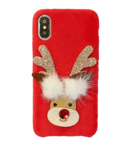 Корпус CHRISTMAS FUR CASE для iPhone XR