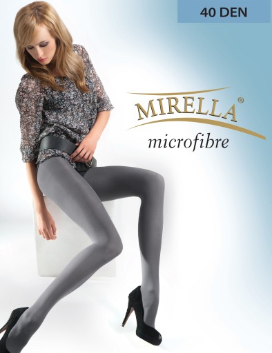 Колготки MIRELLA из микрофибры 40 ден, гладкие, матовые, 2/М Бежевый