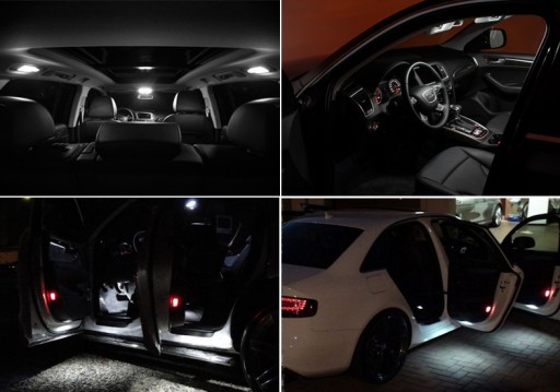 AUDI A4 B8 AVANT Zestaw Oświetlenie wnętrza LED