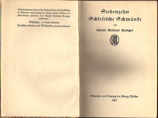 18454 Зибенцен Шлезиш Шванке. Зилигер