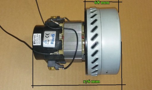 Универсальный мотор для моющих пылесосов мощностью 1200 Вт.